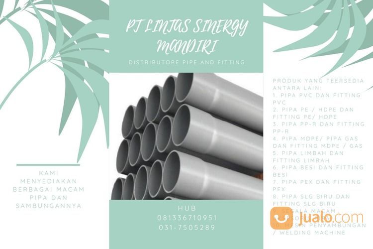 PIPA PVC MURAH DAN BERKUALITAS