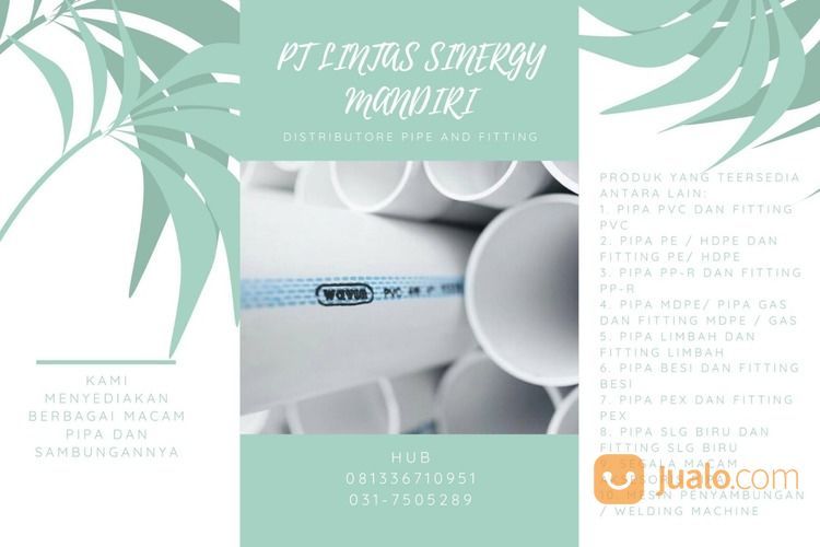 PIPA PVC MURAH DAN BERKUALITAS