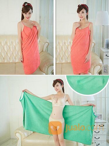 Baju Handuk Wearable Towel Kimono Renang Mandi Multi Fungsi Karakter