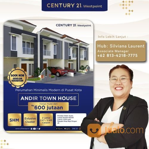 ANDIR TOWN HOUSE Rumah Baru Di Pusat Kota Dengan Harga 600 Jutaan