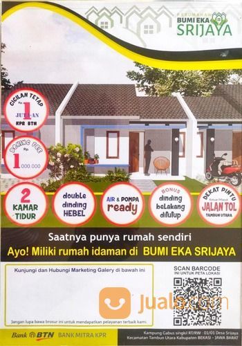 Rumah Subsidi Lokasi Strategis Dekat Tol "BUMI EKA SRIJAYA TAMBUN"