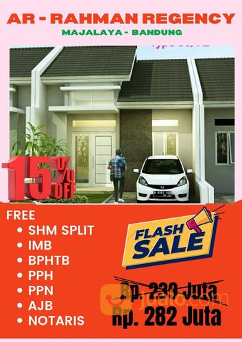 Rumah Cantik Minimalis Modern Kawasan Berkembang Majalaya Bandung