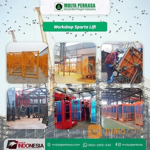 Sewa Lift Barang Purbalingga | Sewa Lift Material Proyek | Sewa Hoist Crane
