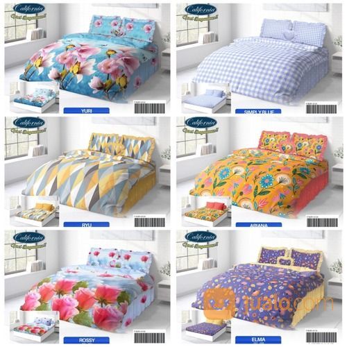 SET BEDCOVER CALIFORNIA 180X200