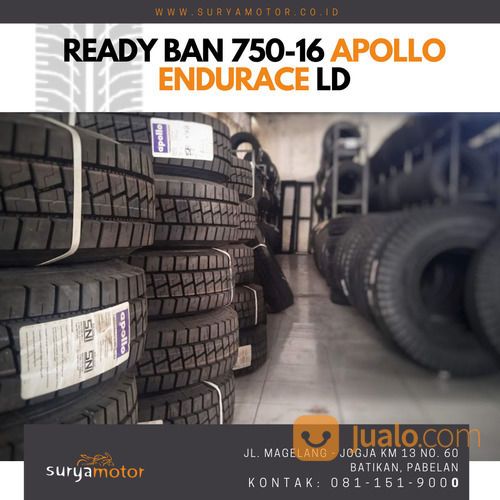 Ban Truk 750-16 Apollo Endurace LD Mungkid Muntilan Magelang Borobudur Salaman Yogyakarta
