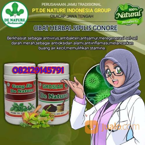 Gang Jie + Gho Siah Obat Sipilis Atau Gonore Herbal De Nature 100% Manjur Tanpa Efek Samping