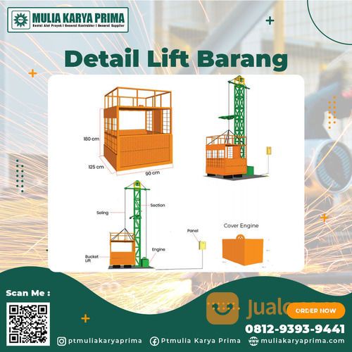 Sewa Lift Barang Semarang | Lift Material Mulia Karya Prima