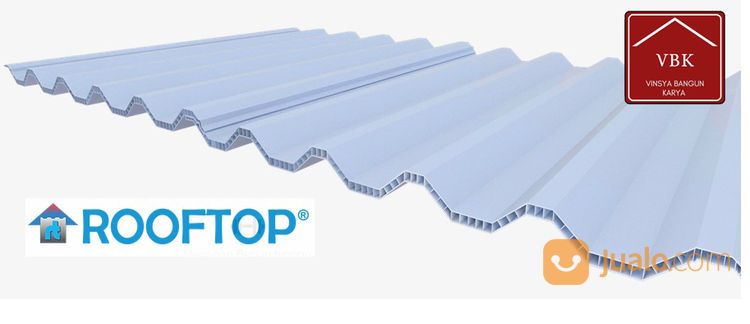 Atap UPVC ROOFTOP SEMI TRANSPARANT