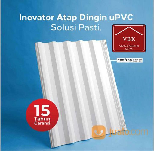 Atap UPVC ROOFTOP SEMI TRANSPARANT