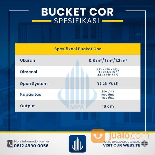 Rental / Sewa Bucket Cor Tanah Laut