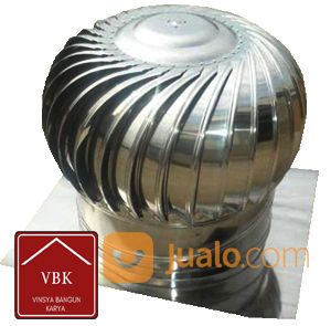 Cyclone Turbine Ventilator Stainless Steel 18'' Ukuran L45