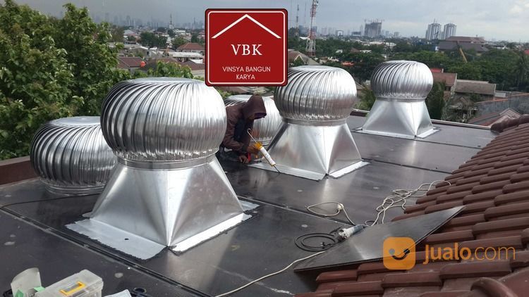 Cyclone Turbine Ventilator Stainless Steel 18'' Ukuran L45