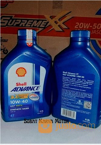 Ready OLI MOTOR SHELL ADVANCE AX7 SCOOTER 10W-40 0.8L