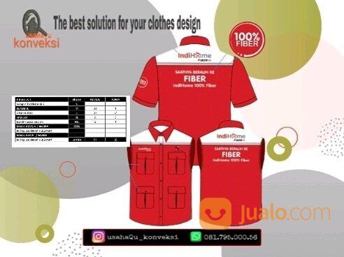 Konveksi Jaket Seragam Rompi Almamater Wearpack Kaos Murah // UsahaQukonveksi.Com - O8I795OOO56