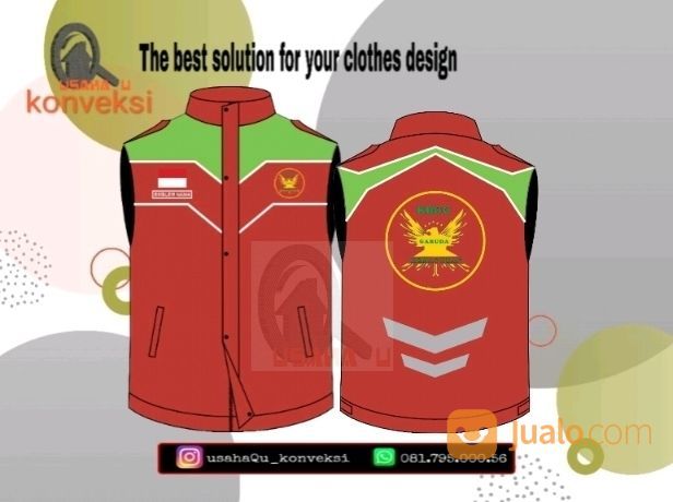 Konveksi Jaket Seragam Rompi Almamater Wearpack Kaos Murah // UsahaQukonveksi.Com - O8I795OOO56