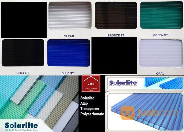 Atap Polycarbonate Solarlite Tebal 5 Mm