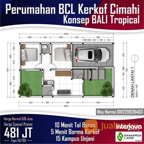 Hunian Bali Resort Concept Cimahi Selatan Bukit Cibogo Living