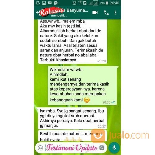 (BISA COD) Obat Usus Turun Tradisional Di Apotik - Herbal De Nature ORIGINAL