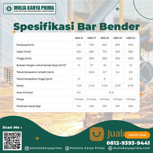 Sewa Bar Bending 8 - 32 Mm Kota Bandung