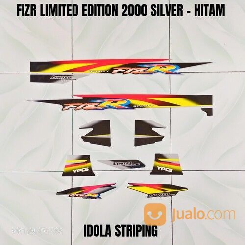 Striping FIZR Limited Edition 2000 Silver - Hitam