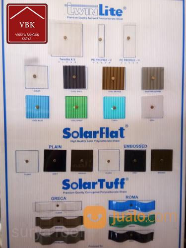 Atap Polycarbonate Solartuff Tebal 0,8 Mm
