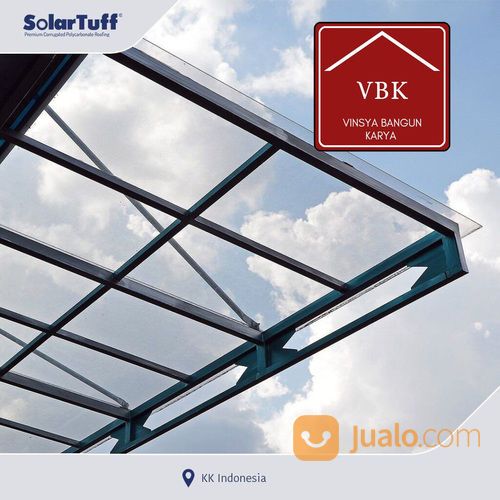 Atap Polycarbonate Solartuff Tebal 0,8 Mm