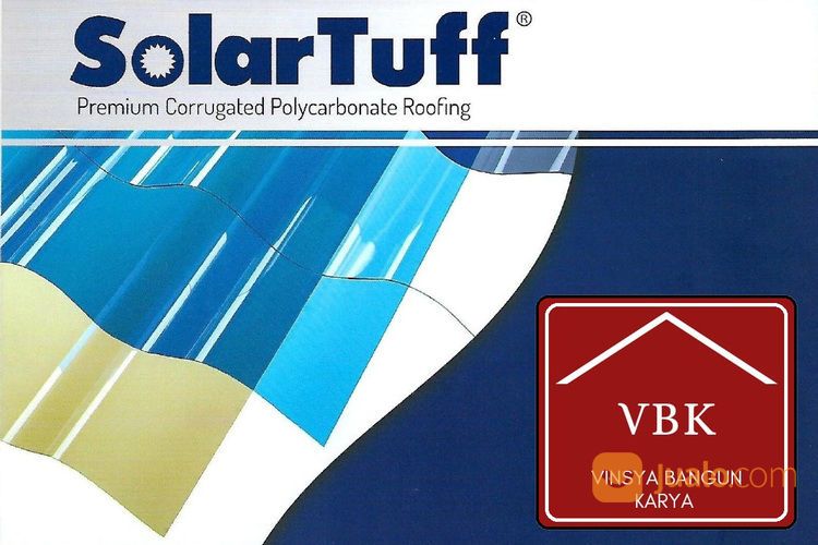 Atap Polycarbonate Solartuff Tebal 0,8 Mm