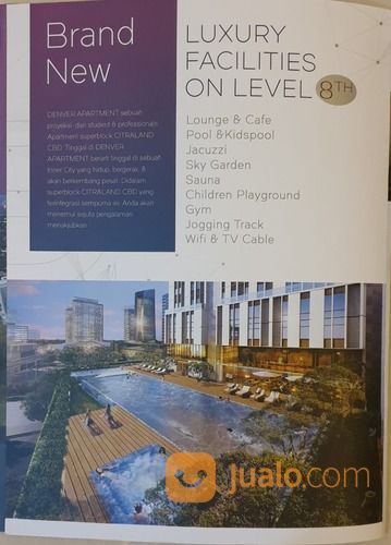 Turun Harga Apartemen Denver Soho Citraland View Pool