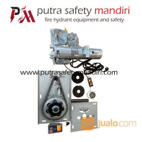 MESIN ROLLING DOOR BUKA TUTUP PINTU OTOMATIS KAPASITAS 600 KG MURAH