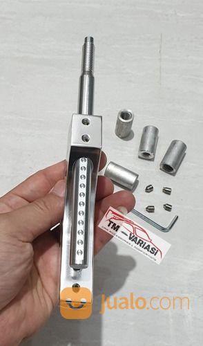 K-Tuned Extender Extention Shifter Shift Knob Tuas Perseneling Silver