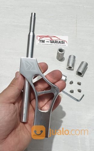 K-Tuned Extender Extention Shifter Shift Knob Tuas Perseneling Silver