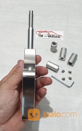 K-Tuned Extender Extention Shifter Shift Knob Tuas Perseneling Silver