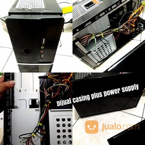 CASING PC Komputer Plus Power Supply Dan Beberapa Kabel
