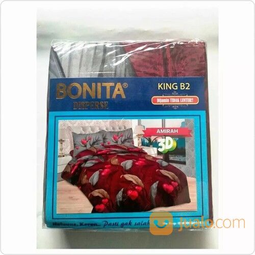 Sprei Bonita Ukuran 180x200 Motif Amirah