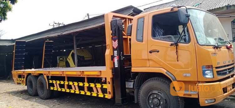 SELF LOADER TRADO FUSO FN 62 L TRUK TRADO SELF LOADER FUSO MITSUBISHI KAROSERI TRUK MOBIL