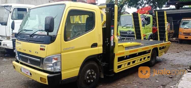 SELF LOADER CANTER 136 PS HDL TRUK TRADO SELFLOADER MITSUBISHI 136 PS HDL TRADO MOBIL TRUK KAROSERI