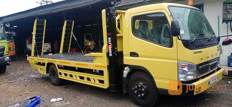 SELF LOADER CANTER 136 PS HDL TRUK TRADO SELFLOADER MITSUBISHI 136 PS HDL TRADO MOBIL TRUK KAROSERI