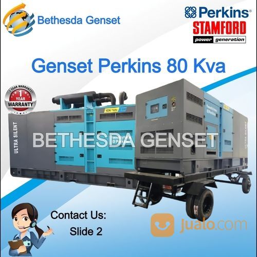 Genset Perkins 80 Kva STANFORD