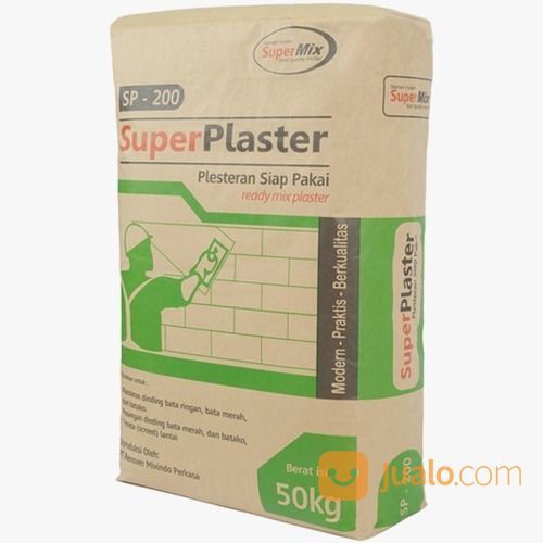 Sangat Praktis, Plester Bata Ringan SuperPlaster Sp-200 Paling Disukai Tukang Milenial