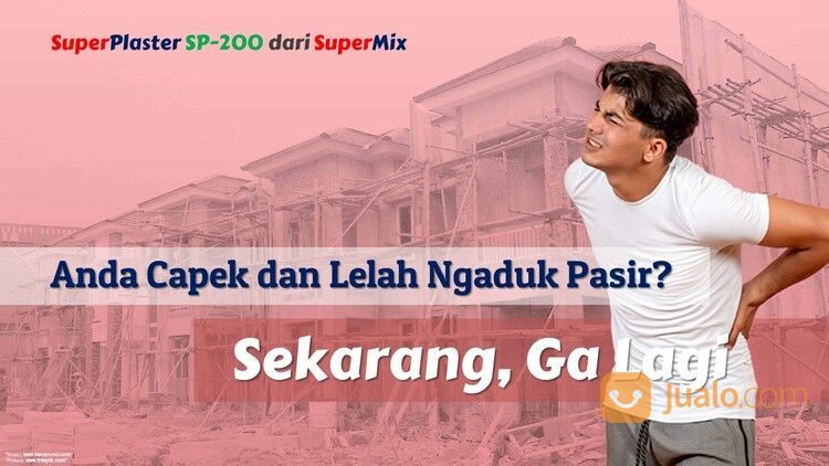 Sangat Praktis, Plester Bata Ringan SuperPlaster Sp-200 Paling Disukai Tukang Milenial