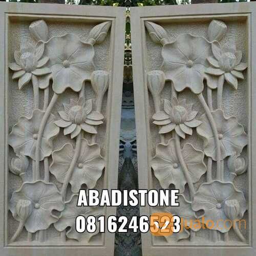 Ukiran Relief Hiasan Dinding Batu Alam Dekorasi Terbaru Motif