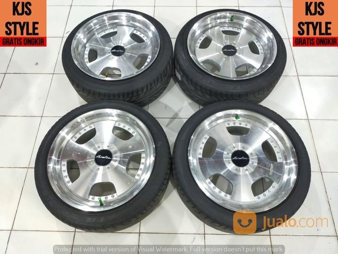 Velg Mobil Bekas Murah Racing (EUROLINE) R17+Ban 205 45 H4x100-4x114,3