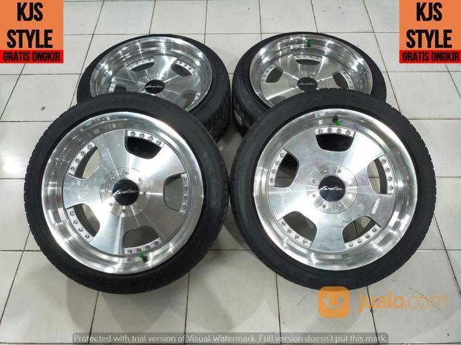 Velg Mobil Bekas Murah Racing (EUROLINE) R17+Ban 205 45 H4x100-4x114,3