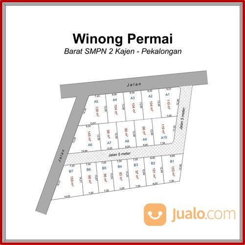 Kavling Strategis Winong Permai Pekalongan, SHM Darat, Harga 800 Rb-An