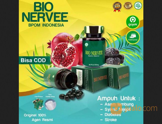 COD Bio Nervee Original Obat Herbal Bio Nerve Malaysia Bionerve Sambiloto Asam U