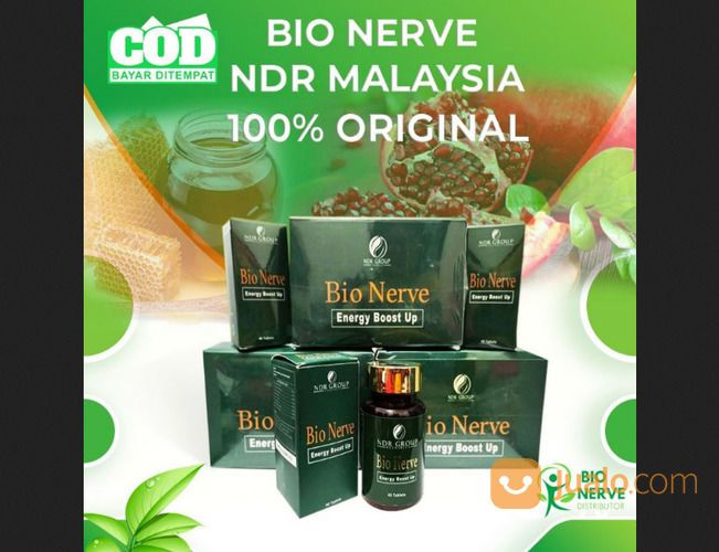 BIO NERVE BIO NERVEE 100% ORIGINAL NDR MALAYSIA 1 BOX BIONERVE ASLI OBAT HERBAL