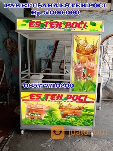 Peluang Usaha Es Teh Poci Dengan Gerobak