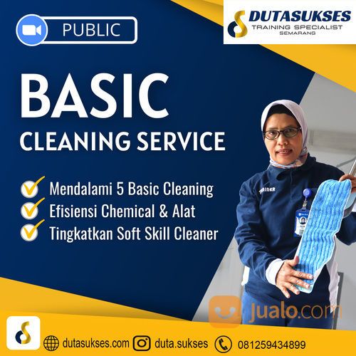 TLP/WA 0812-5943-4899, Pelatihan Basic Cleaning Service Online Solo