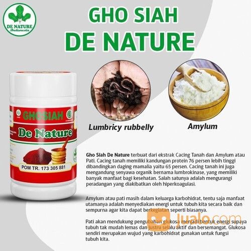 OBAT HERBAL GHOSIAH | Obat Tifus Herbal De Nature - Tipes - Typhus Dengan Ekstrak Cacing Tanah AMPUH