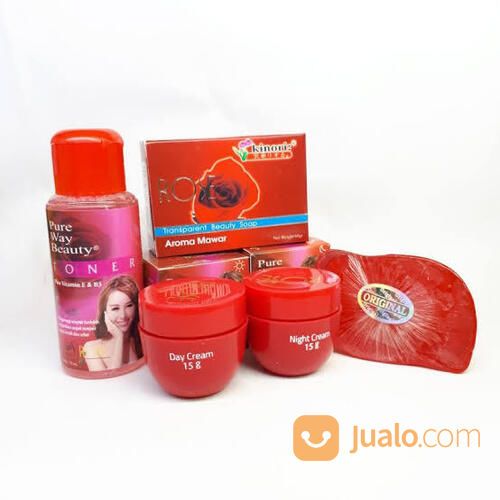 Paket Cream Rose Pure Way Beauty BPOM